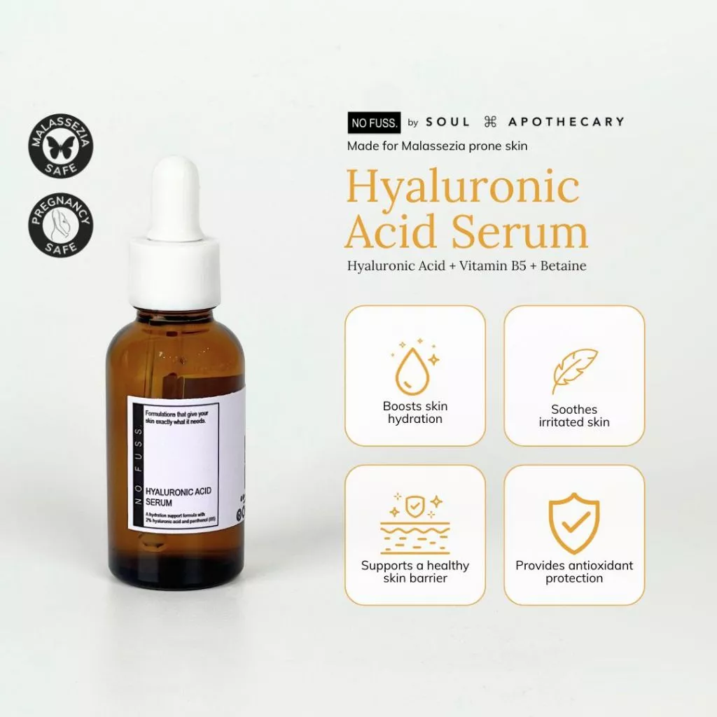 No Fuss Hyaluronic Acid 2% + B5 Serum | Hydrating Face Serum (15ml / 30ml)